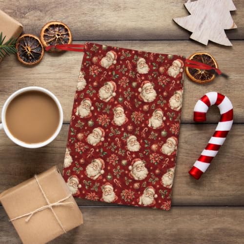 KzgtY Christmas Cookie 2PCS Gift Bags with Drawstring, 16 x 12 Inch Reusable Present Sacks for Christmas,Brithday, Holidays,Parties & Gift Packaging - color: Christmas Cookie