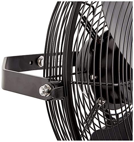 iLiving Wall Mounted Variable 14 Inches Speed Indoor/Outdoor Weatherproof Fan, Industrial grade for Patio, Greenhouse, Garage, Workshop, and Loading Dock, 2473 CFM, Black - size: 14-Inch