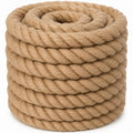Twisted Manila Rope (2 Inch x 100 Feet) Natural Jute Rope Heavy Duty Hemp Ropes for Docks, Nautical, Railings, Swing, Decorating - size: 2 in x 200 ft