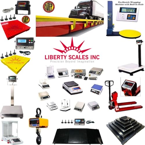 Liberty LS-IN202 Digital Indicator for Floor Scale – NTEP Legal for Trade Weighing Indicator with LED Digital Display – Compatible with Any Scale Base with RS-232 Connectivity
