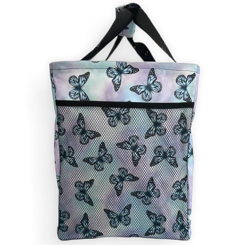 Large Collapsible Tote - color: Butterfly Dreams