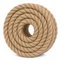 Twisted Manila Jute Rope (1 Inch x 10 Feet) Natural Thick Hemp Rope for Crafts, Nautical, Railings, Hammock, Decorating - size: 1 Inch x 10 Feet