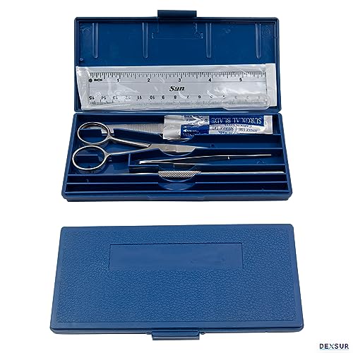 Dissection Kit for Biology Lab & Anatomy - Stainless Steel Scalpel Knife Set for Medical & Veterinary Students, KIT1019-7 Pcs - style: KIT1019 - 7 Pcs