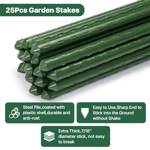 Temporary Fence Plastic Fence with Posts, Safety Barrier for Dogs Snow Mesh Fencing with Steel Stake Movable Portable Fencing Fence Roll 40In High 100Ft Long for Garden Backyard Outdoor - color: Greeen