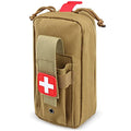 LIVANS IFAK Pouch, First Aid Medical Pouch for Emergency & Trauma Kits - color: Khaki