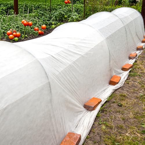 20 x 10 Ft Plant Sun Protection Cloth, Non-Woven Garden Plant Shade Cloth | White Light Refraction Breathable Sun Shade Cloth Cover for Protecting Plants Vegetable Rows from Direct Sunlight - color: 10 x 20 Ft-1pcs