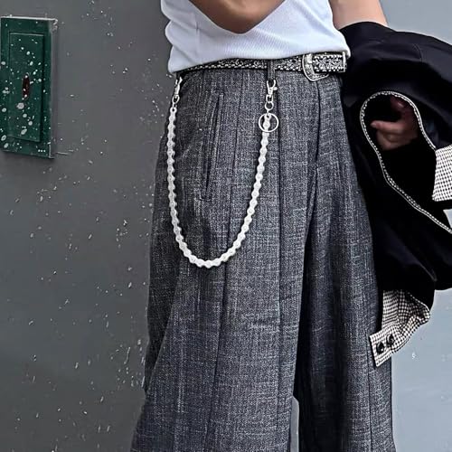Pants Chains Layer Metal Chain Waist Wallet Keychain Jeans Chains for Men Women Daily Wear - color: Bike Chain