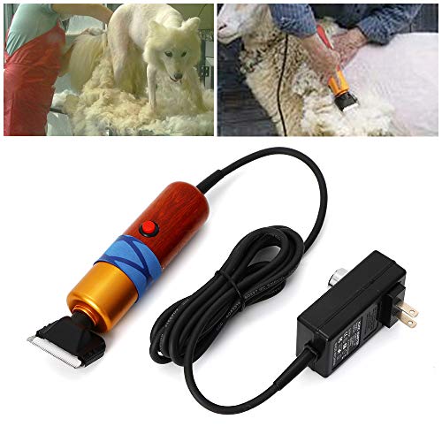 Dog Electric Sheep Goat Shears Clippers for Grooming for Thick Coat,200w Sheep Clipper Rechargeable Dog Shaver Dog Grooming Kit with Stainless Steel Blade for Dogs and Pets Pet Supplies - size: 200W