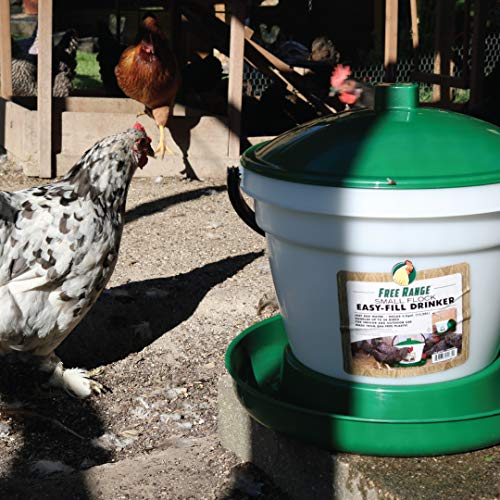 Harris Farms Easy-Fill Poultry Drinker, NO BPA Plastic, 6.25 Gallon | Large Capacity Poultry Drinker, Top-Fill Design, Durable NO BPA Plastic Construction, Ideal for Chickens & Backyard Flocks - size: 6.25 gallon