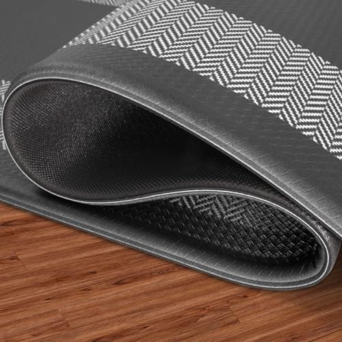 Chef Gear Hettie Anti Fatigue Cushioned Kitchen Mat 18"x32" Black - color: Black, size: 32"L x 18"W x 0.3"Th