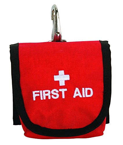 Weaver Leather First Aid Bag, Red - color: Red, size: 4" W x 5.5" H x 1.5" D