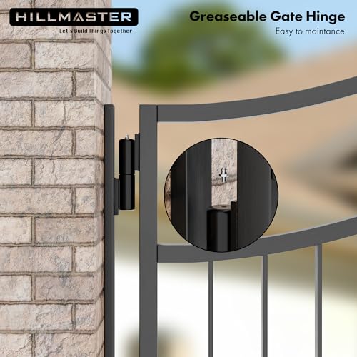 7 in Heavy Duty Barrel Gate Hinges,Steel Gate Door Hinges 900lbs Capacity for Swing Door, Trailer Ramp, Metal Driveway Gate Drive,Fence Gate, Weld On Install Barrel Hinges, 2 Pack - size: 7in