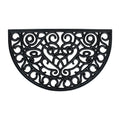 DII Rubber Doormats Collection All Weather, 18x30, Iron Heart - color: Iron Heart, size: 1'6" x 2'6" (Rectangular)