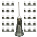 100pcs 22G blunt tip glue dispensing nozzles Blunt-nosed needle glue applicator, used for applying industrial liquids, adhesives, inks, perfumes, lip glosses.0.5 inches - size: 22G 100pcs