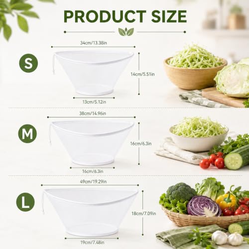 3Pcs Organic Cotton Cheesecloth Bags,Reusable Straining Bags for Nut Milk, Soy Milk, Dumpling Fillings, and More (Small * 1 + Medium * 1 + Large * 1)