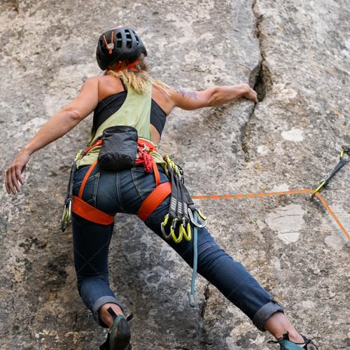 1/2 inch x 200ft Arborist Tree Climbing Rope – 48 Strand Polyester Static Bull Rope, 9000lb Breaking Strength – Heavy Duty Utility Line for Swing Pulling, Outdoor, Marine Use – ASTM F2116 Certified - size: 1/2IN x 200FT, style: Orange