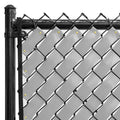 Chain Link Fence Privacy Tape (Gray) - color: Gray