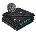Kesfitt 40% Shade Cloth 10x20 ft, Breathable HDPE Mesh Sun Shade Tarp for Garden & Greenhouse, UV Resistant Outdoor Shade Fabric with Copper Grommets for Plants, Patio, Yard - size: 10ftx20ft, style: 40% Shading Rate