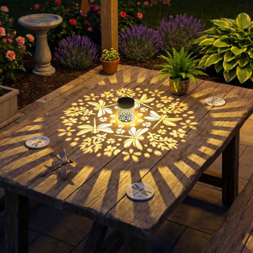 Gardsee Solar Fence Lights 6 Pack Solar Deck Lights Waterproof LED Solar Powered Step Light Wall Lights Outdoor Decorations Warm Yellow Light Decorative Lighting for Garden (Black 8) - style: black 8