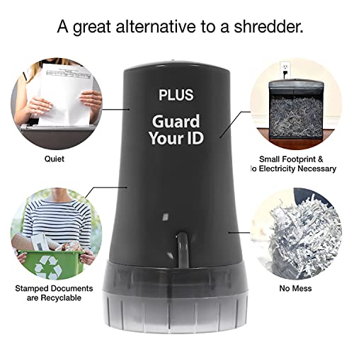 Guard Your ID Identity Theft Protection Roller Stamp, 3-Pack for Mail - color: Black, size: Standard 3-Pack