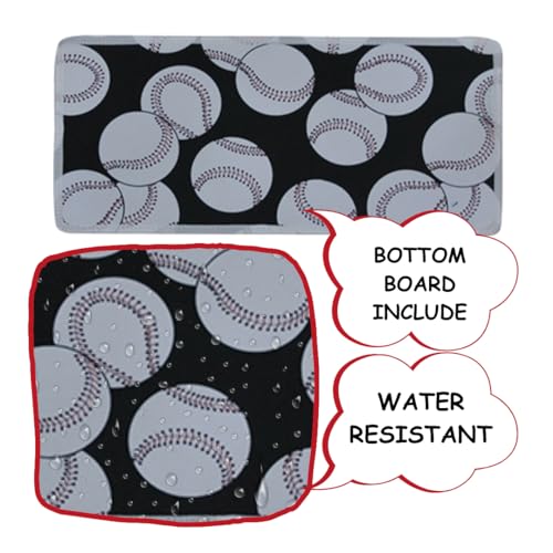 NGIL Utility Water Resistant Tote Bag | Work Tote for Women, Nurse Bag, Teacher's Choice Purse, Gym Bag, Everyday Organizer Top Zipper Closure - color: Baseball- Black