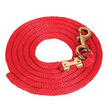 Mustang Poly Lead Rope 9ft. with Bolt Snap - color: Red
