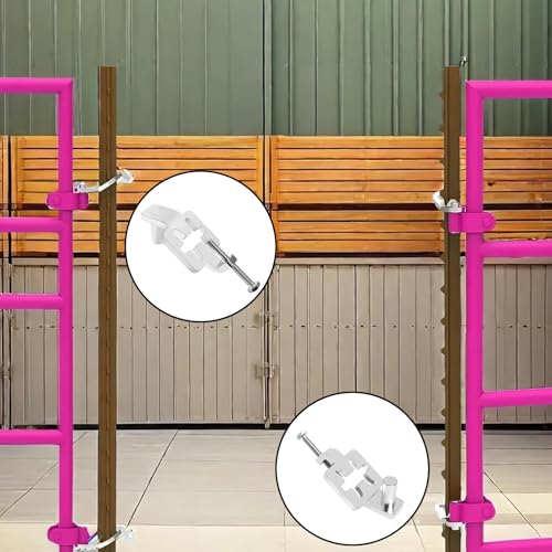 T-Post Gate Hinge Pins 5/8" Shank, Adjustable Hinge Pins for Metal T-Post, Chain Link Fence Gate, Farm & Ranch Use (1-Pack-Arched)