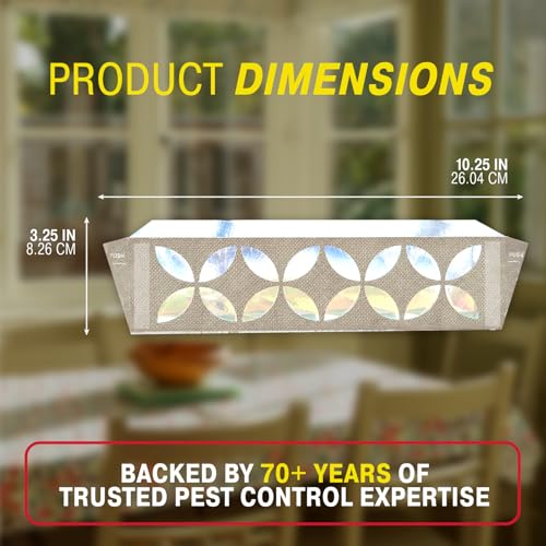 Catchmaster Window Fly Traps Decorative Linen 3 Count + 6 Refills, Gnat and Fruit Fly Strips for Indoor, Disposable Discreet Bug Catcher, Insect Sticky Glue Traps, Adhesive Pest Control for Home - size: 3 Reusable + 6 Refills