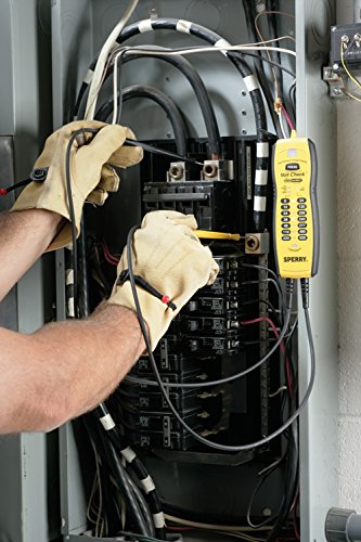 Sperry Instruments VC61000 Volt Check Voltage & Continuity Tester, Black & Yellow | Heavy-Duty Smart Meter with Circuit Alert Non-Contact Detection, Black & Yellow (Formerly: Sperry Instruments)
