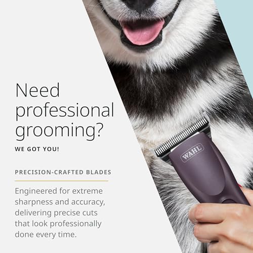 Wahl Pro Animal Wide Prime Series Blades - Professional Fine Tooth Pet Clipper for Horse, Cat & Dog Grooming - Made from High-Carbon Steel - #10W, 1.5mm | Solid High-Carbon Steel, Quick-Change System for Dog, Cat, and Horse Grooming - size: #10W