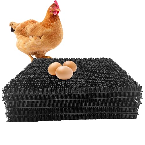 Washable Nesting Pads for Chicken Coop 6 Pack，13.6×11.8 in， Chicken Nesting Boxes for Laying Eggs, Chicken Bedding,Reusable Nest Mats
