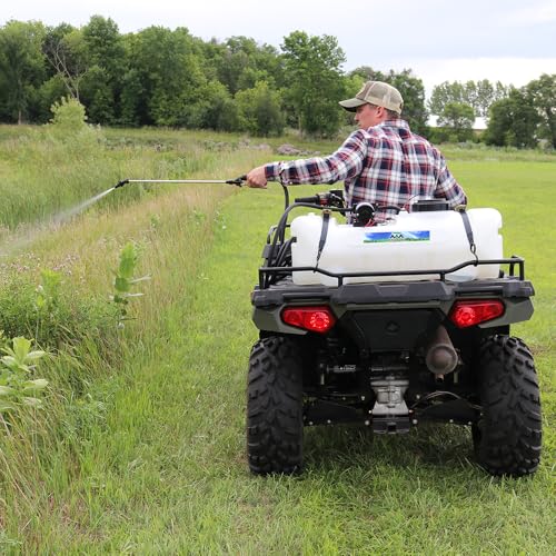 Master Mfg 15-Gallon UTV & ATV Spot Sprayer - 2.2GPM, 70PSI Max for Fertilizer, Weed & Pest - size: 15 gallon