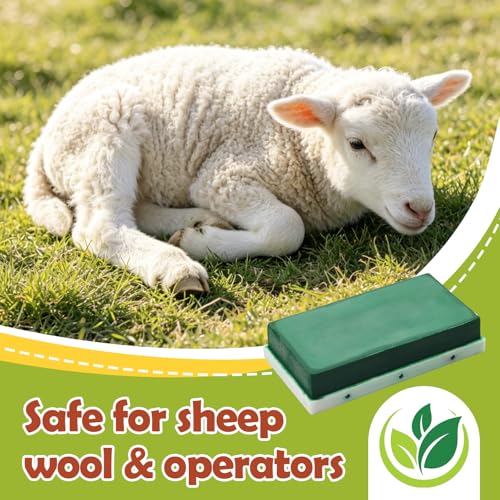 1 pcs Mark Harness Crayons for Sheep & Goat Breeding Marking Harness,Vivid and Long Lasting (Green) - color: Green