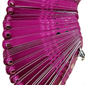 Pinnon Hatch Farms Numbered Aluminum Leg Bands, 100, Purple | Three Holes for Sizing - color: Purple