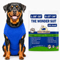 Surgi Snuggly Dog Surgery Recovery Suit, Cone Alternative, Spay/Neuter 2XLS | Dog Recovery Suit for Dogs — Veterinarian-Invented Surgical Suit & Recovery Onesie with Easy Bathroom Access After Surgery - color: Little Boy Blue, size: 2 Extra Large Small(L-