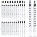 105Pack 1ml Syringes With Plastic Caps - size: 1ml-105pcs