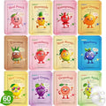60 Pack Fruit Theme Face Mask for Kids, Bulk Birthday Gifts for Girls | Sheet Hydrating Face Masks Skincare for Teens Women, Skin Care for Kids, Spa Party Supplies