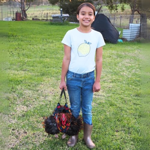 DOWN UNDER OUTDOORS Chicken Carrier Sling Holder Bag with Handle (Large) | Chicken Accessories for Foot Treatment, Medic, Leg Injuries, Bumblefoot, Poultry Farm Carrying, Transport, Three Sizes - size: 11.0"L x 1.0"W x 14.0"H