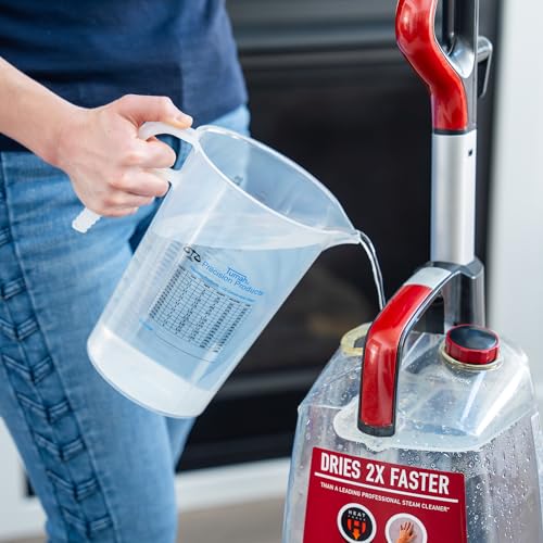 Half Gallon 64oz (2 quart) Measure Pitcher- Conversion Chart-Strong Food Grade - Resistant to Chemicals- Great for Lawn, Pool & Spa, Ag, Home Hobbies, Lye, Cooking, Shop Motor Oil Fluids Made In USA - size: 64oz