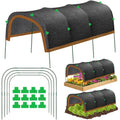 79"x40" Upgraded Garden Shade Kit, 75% Garden Shade Cloth with 11mm Hoops | Garden Shade Kit for Plants Heat Protection, Raised Garden Bed Shade Cover Plant Sun Shade for Outdoor Plants Vegetables - size: 79"x40" Shade Cloth-1 Pack
