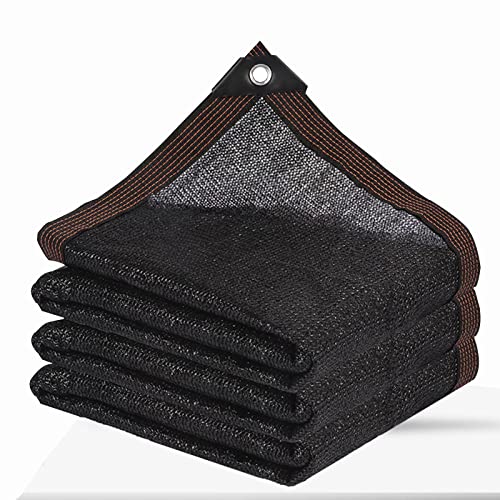 Shade Cloth - Garden Shade Mesh Netting with Grommets Outdoor Sun Shade Cover for Pergola Patio Plants Greenhouse Chicken Coop Black 90% Shading Rate - size: 10x26ft