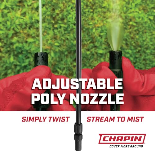 CHAPIN 1-Gallon Pump Sprayer, Foaming Nozzle for Visible Coverage, 2 Pack | Foaming nozzle improves coverage for weeds, pests and fertilizers; 12-in wand, palm-grip shut-off and reinforced hose - size: 2-Gallon