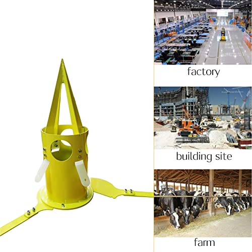 Big Bag Dispenser for Warehouse Farm Home (Yellow)