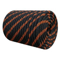 1/2 Inch Arborist Rigging Rope (150 Ft) - ASTM F2116 Certified (9,000 lbs MBS / 900 lbs SWL) - Static Polyester Bull Rope for Tree Climbing, Nautical Rigging & Swings (Black) - size: 1/2IN x 150 FT, style: Black