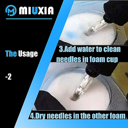 Dip Foam - 24Pcs Dip Cups Rinse Caps Tip Rinse Dip Clean Professional Cartridge Dip Foam Cleaning… (Pack of 3) - size: 24PCS (Pack of 3)