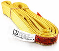 DD Sling 1 Inch x 6 Foot Nylon Lifting Sling – USA Made, 3,200 lb Vertical, 2,600 lb Choker, 6,400 lb Basket – 2-Ply Heavy Duty 900 Webbing, Type 3 Flat Eye & Eye Rigging Sling - size: 1"X6'