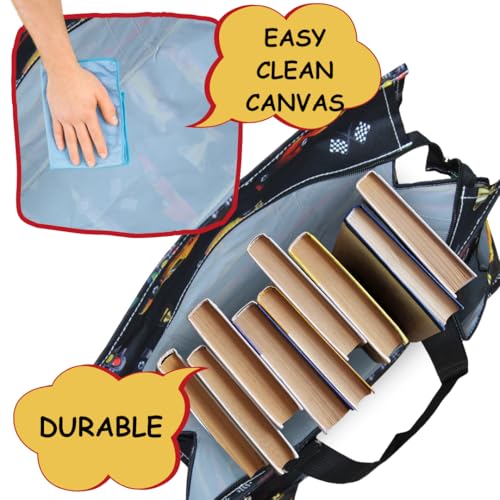 NGIL Utility Water Resistant Tote Bag | Work Tote for Women, Nurse Bag, Teacher's Choice Purse, Gym Bag, Everyday Organizer Top Zipper Closure - color: Racecar-black