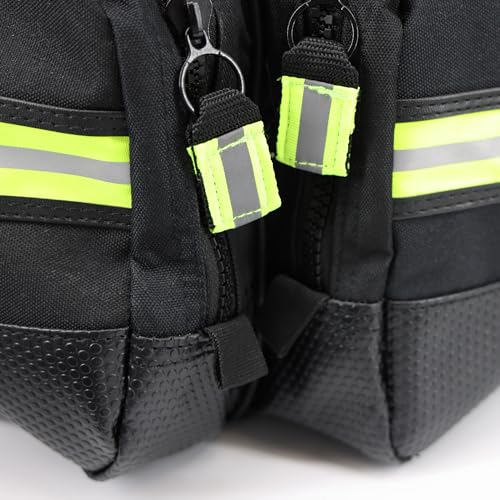 Lightning X Premium Stocked Modular EMS/EMT Trauma First Aid Responder Medical Bag + Kit - color: Black