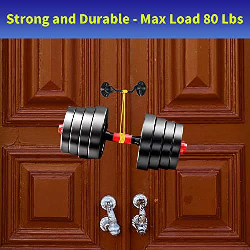 4" Hook and Eye Latch 6-Pack, Heavy Duty Solid Stainless Steel Cabin Privacy Hooks Latch with Mounting Screws for Barn Doors, Bathrooms, Sliding Doors, Sheds, Blinds, Bedrooms. (Black)