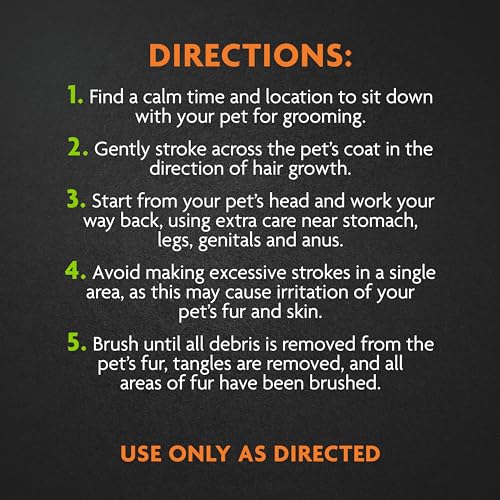 FURminator Dual Grooming Brush for Dogs & Cats | Metal Bristles Detangle & Massage, Boar'S Hair Smooths & Shines, Ergonomic Handle For Comfort